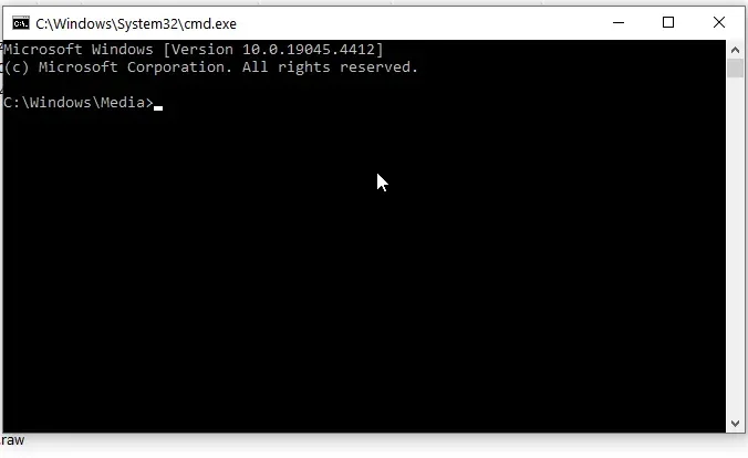 Open Command Prompt