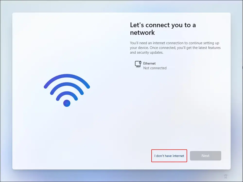 Windows 11 Install without internet