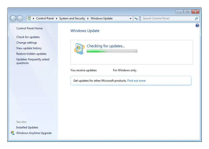 Windows 7 Update