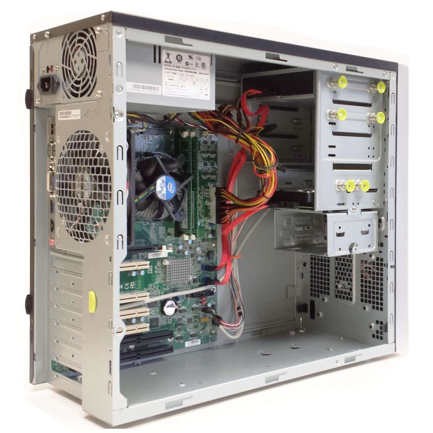Interior of RamPC 2 ISA slot industrial computer