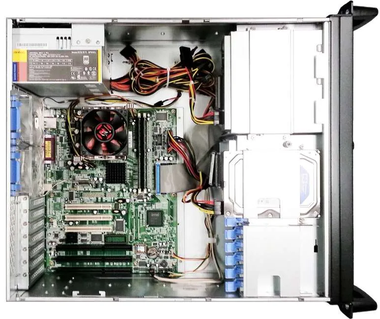 RamPC 4U Rackmount 3 ISA Slot Computer Interior